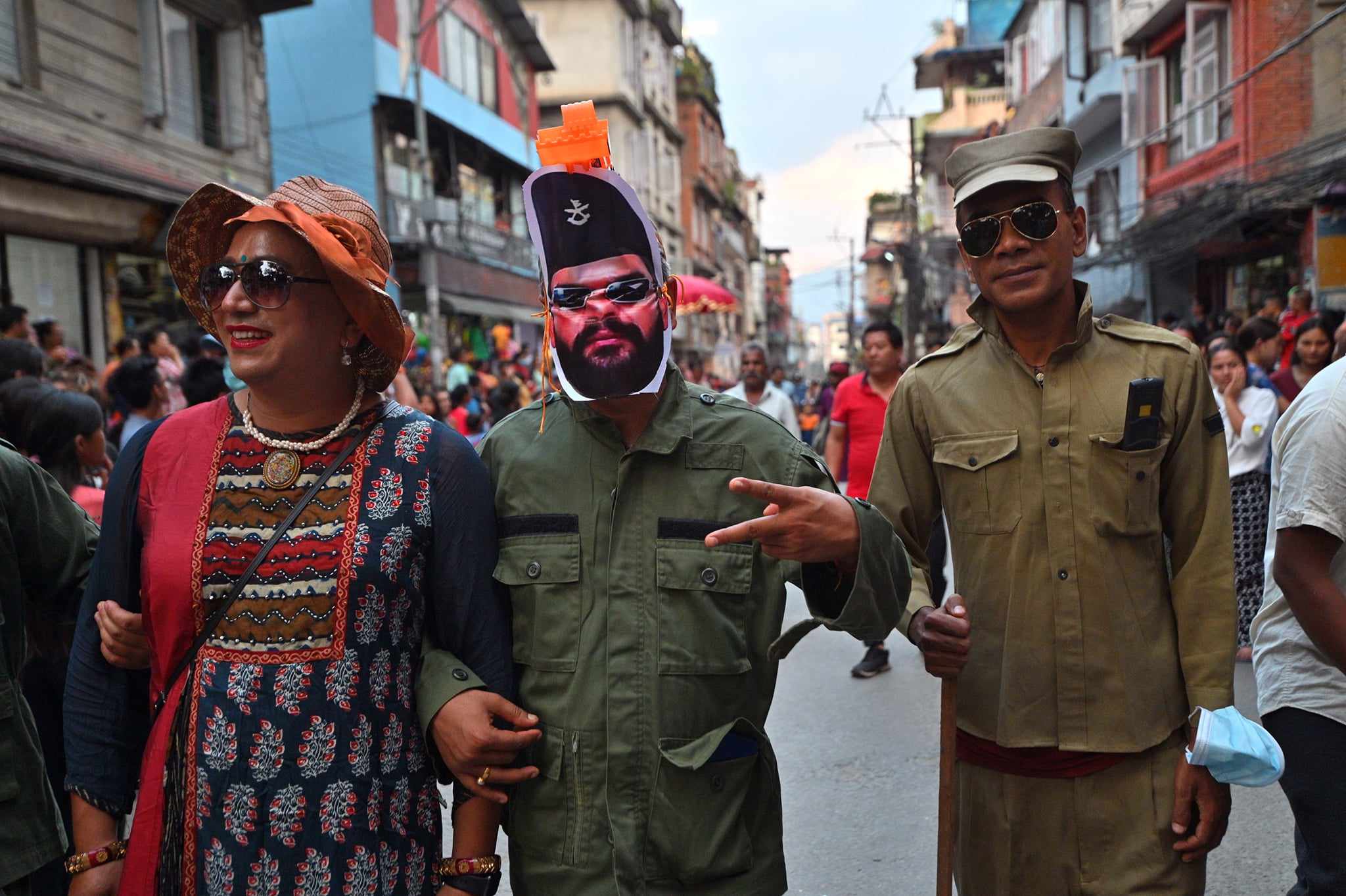 हाँडीगाउँमा गाईजात्रा (तस्वीरहरू)